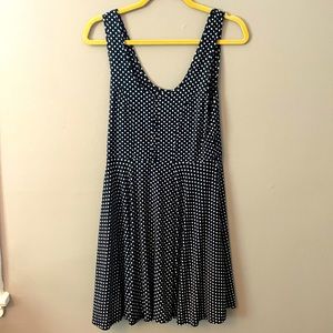 Free People fit and flare polka dot dress, size Medium.